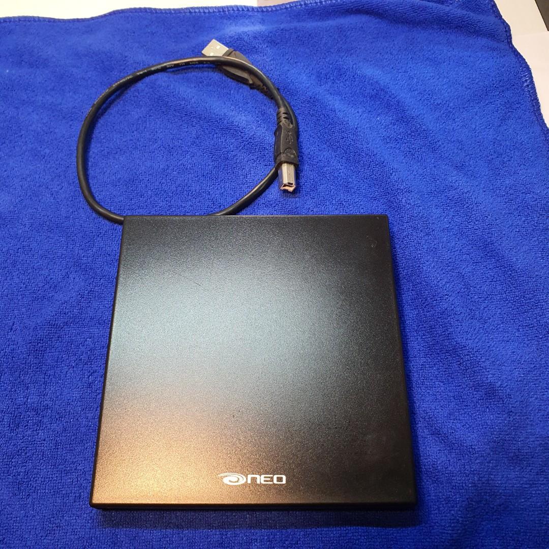 Neo DVD / CD rewritable External Drive, Computers & Tech, Parts & Accessories, Other Accessories