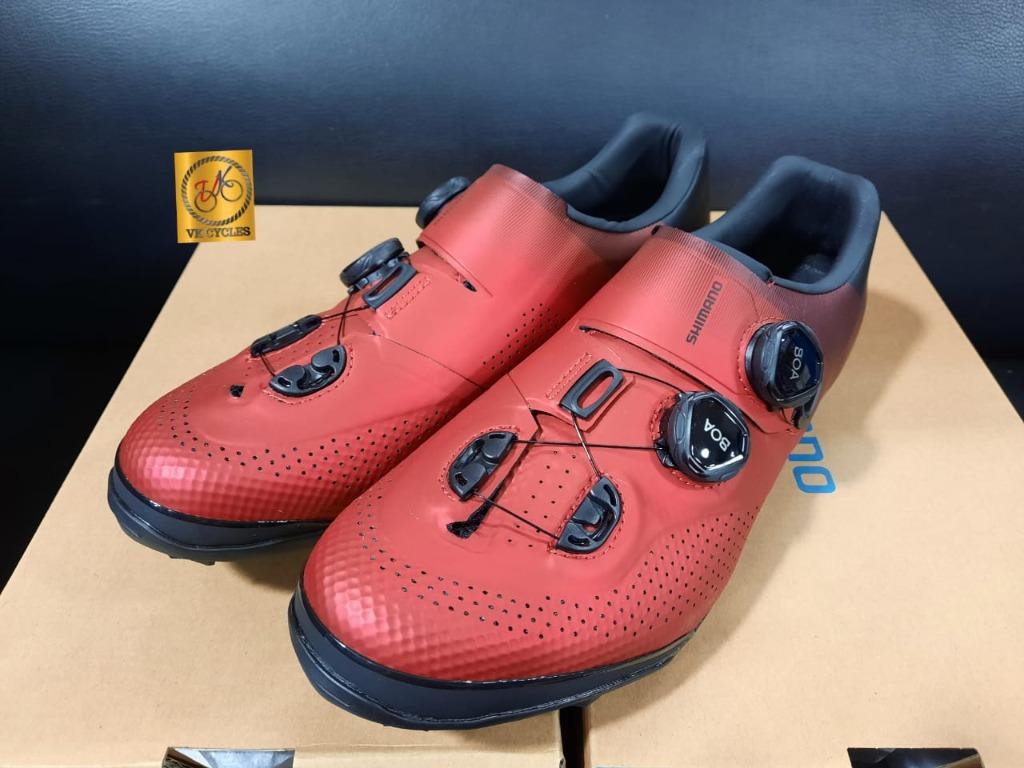 Wide NEW SHIMANO SH XC702E XC702 XC7 MTB Cycling Shoes Wide RED BLACK