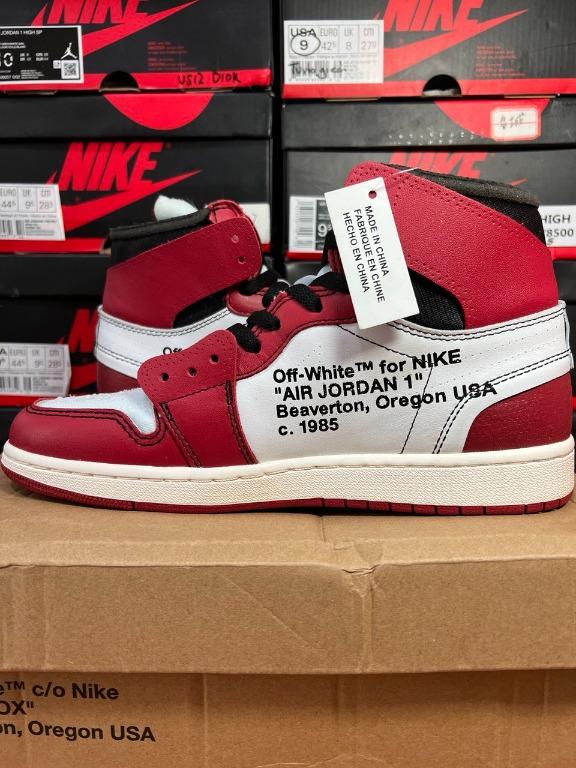 Air jordan 1 high shop off white