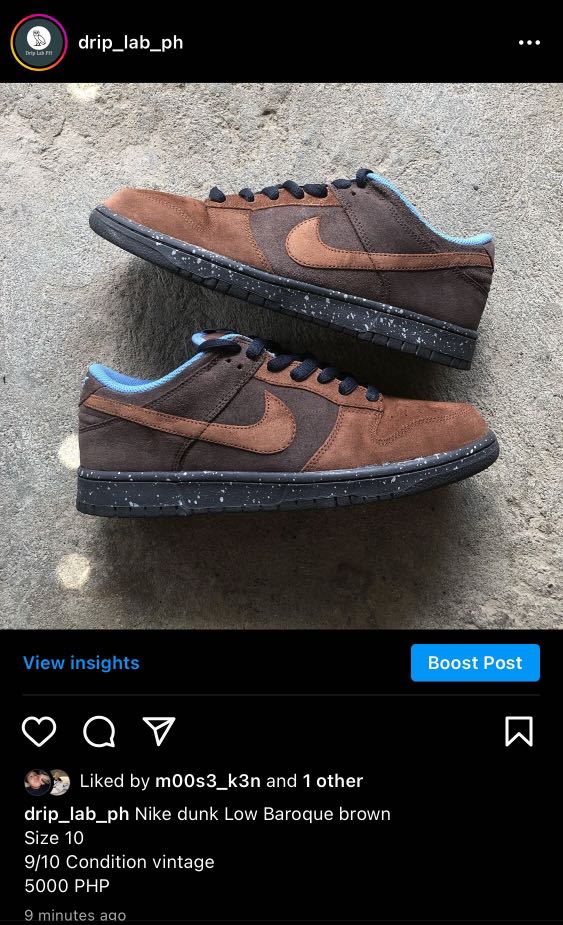 nike dunk low baroque