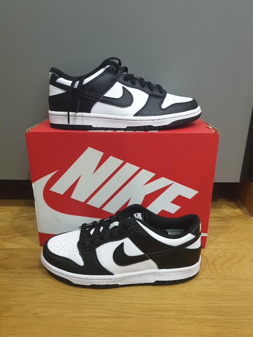 US 5.5Y] Nike Dunk Low Panda GS, Men's Fashion, Footwear, Sneakers on  Carousell