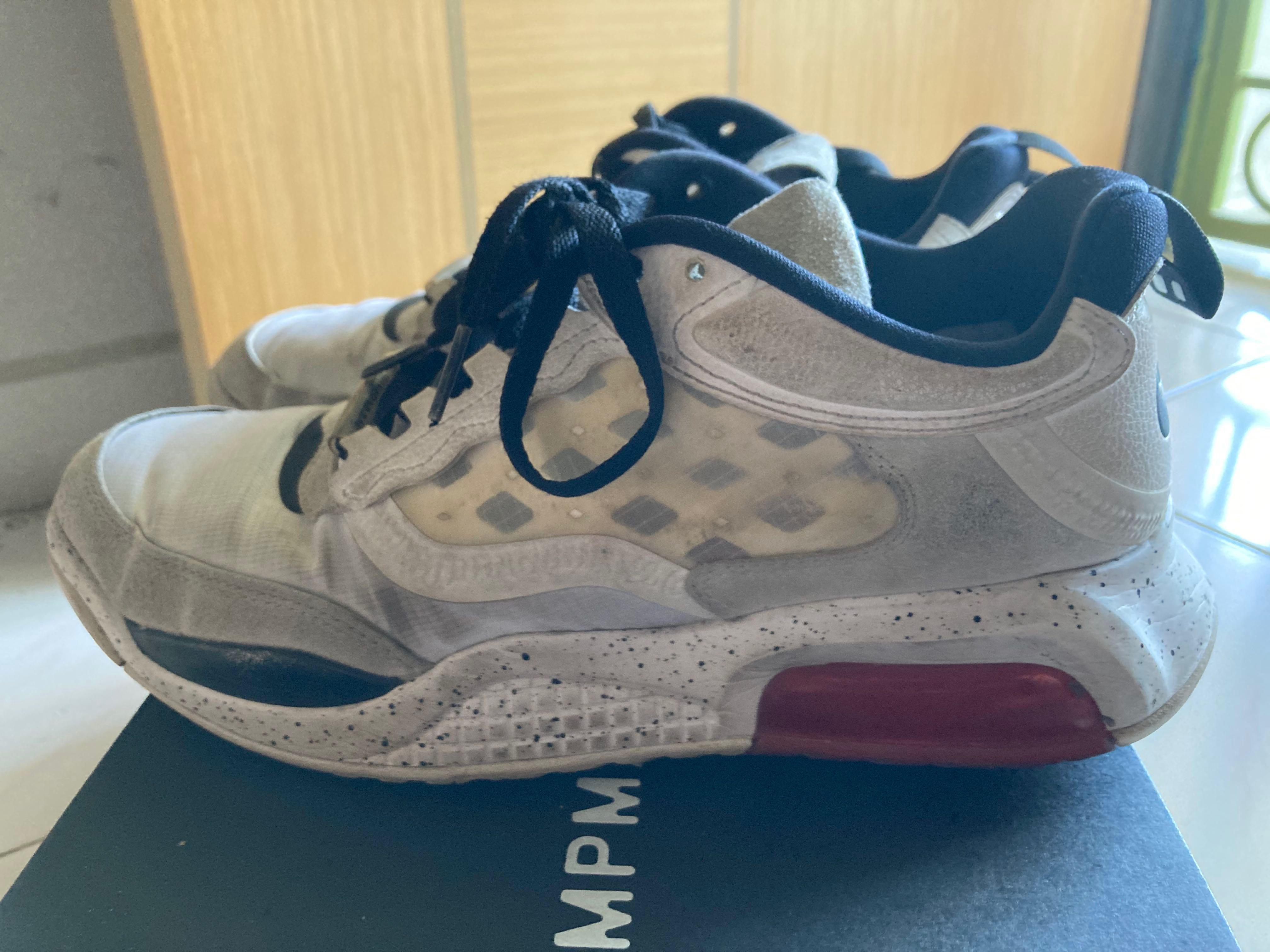 Nike air max 200 2025 men's white and red