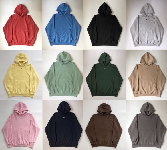 NIKE MIDDLE SWOOSH HOODIE Men s Fashion Tops Sets Hoodies on Carousell