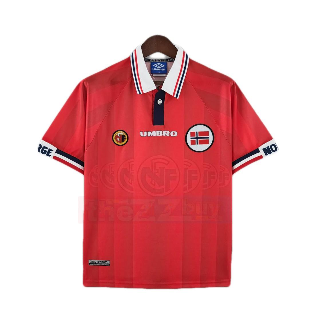 Norway Home Jersey 98 99 season Retro Football Jersey Soccer