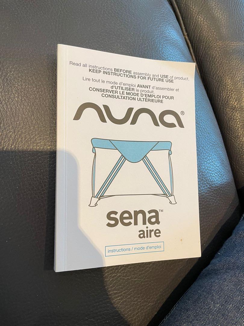 Nuna Travel cot (Sena Aire, black) + FREE mattress, Babies & Kids, Baby