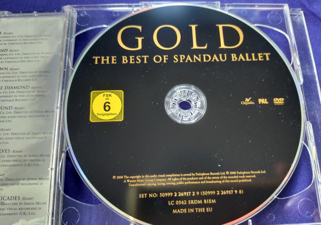 Original CD + DVD Gold The Best of Spandau Ballet ( 2-disc set ...