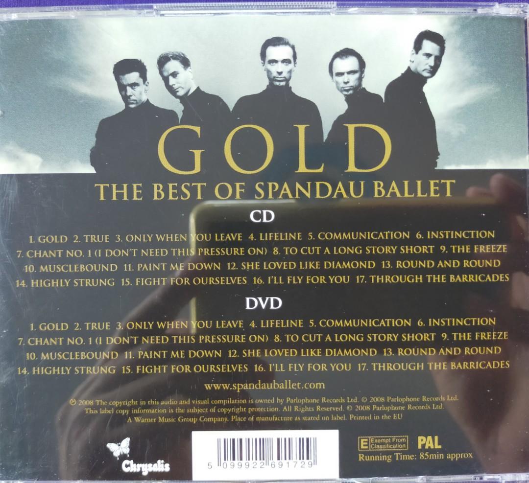 Original CD + DVD Gold The Best of Spandau Ballet ( 2-disc set ...