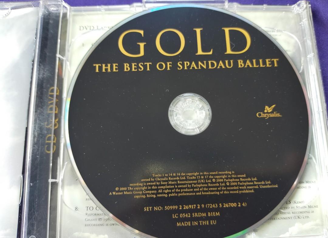 Original CD + DVD Gold The Best of Spandau Ballet ( 2-disc set ...
