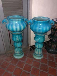 Planters Pottery Vase Jardiniere Pedestal