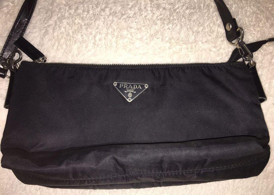 Prada baguette nylon clearance