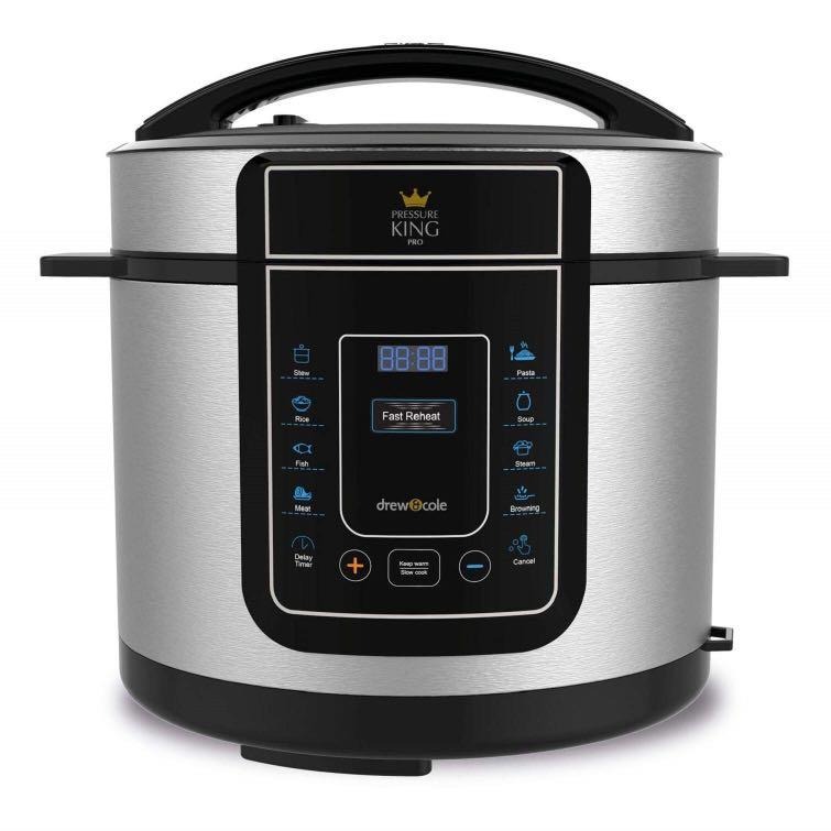 Pressure King Pro Electric Pressure Cooker 12 in 1 Multi Cooker 900 W 5 Litre