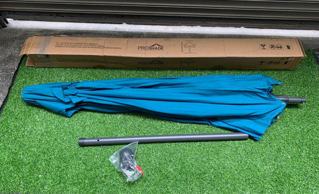 Proshade Auto Tilt Aluminum Umbrella, Patio Umbrella, Outdoor Umbrella