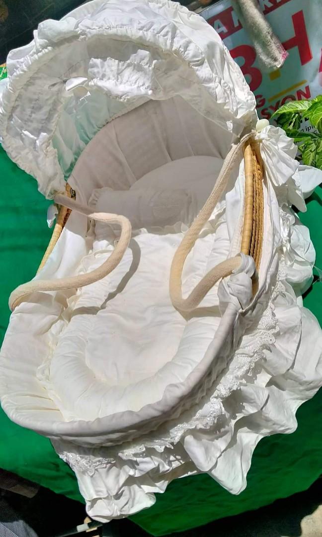 Rattan Baby bed carrier, Babies & Kids, Baby Nursery & Kids Furniture