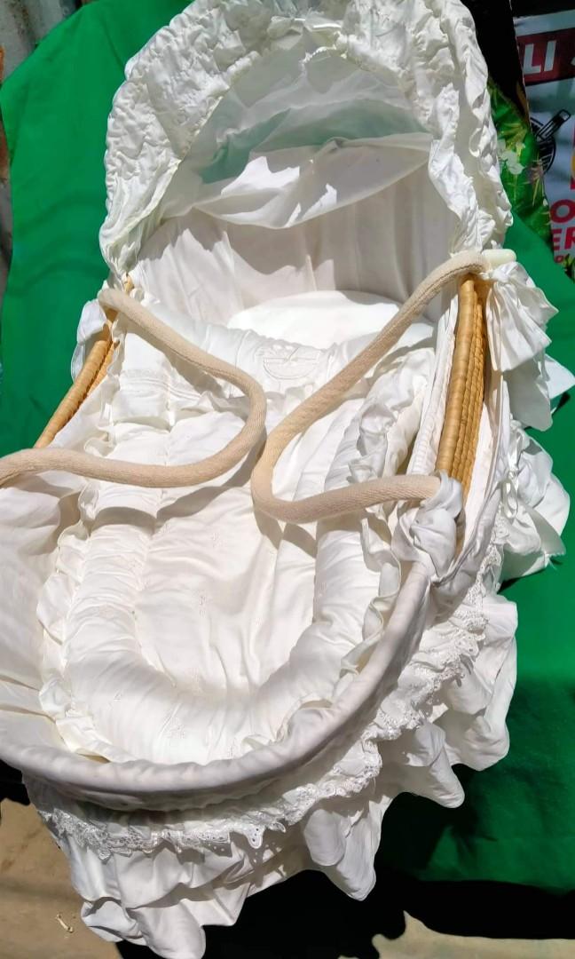 Rattan Baby bed carrier, Babies & Kids, Baby Nursery & Kids Furniture