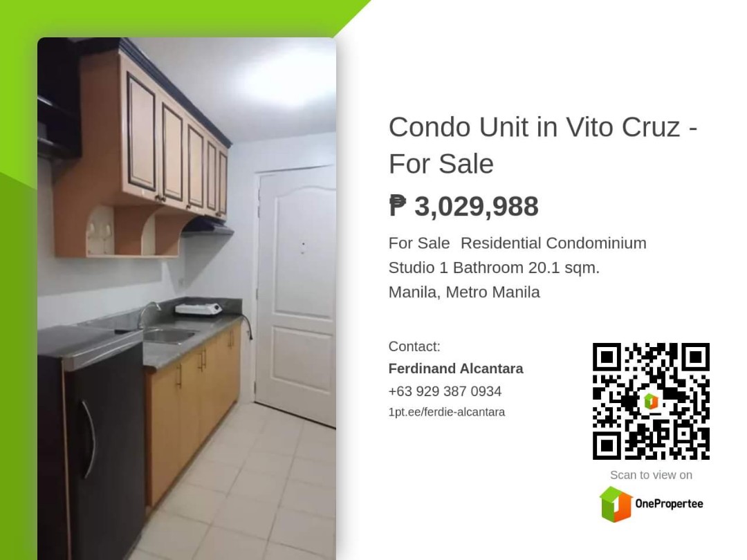 Ready for Occupancy Condo in Vito Cruz!, Property, For Sale, Apartments