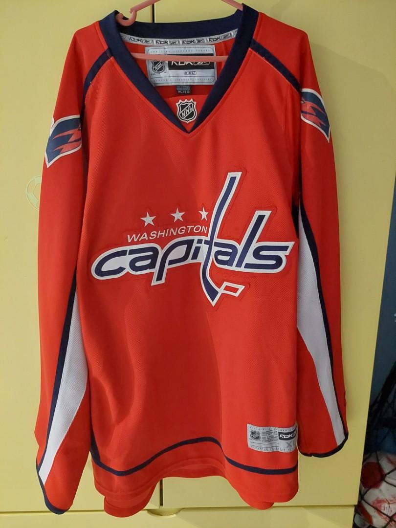 Capitals reebok clearance jersey
