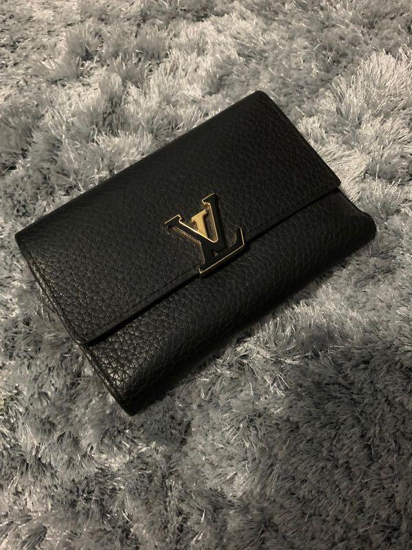 SOLD. SELLING LOW! excellent condition LV Capucines Wallet. slight tarnish  in the gold hardware but the rest is like new! Includes box…