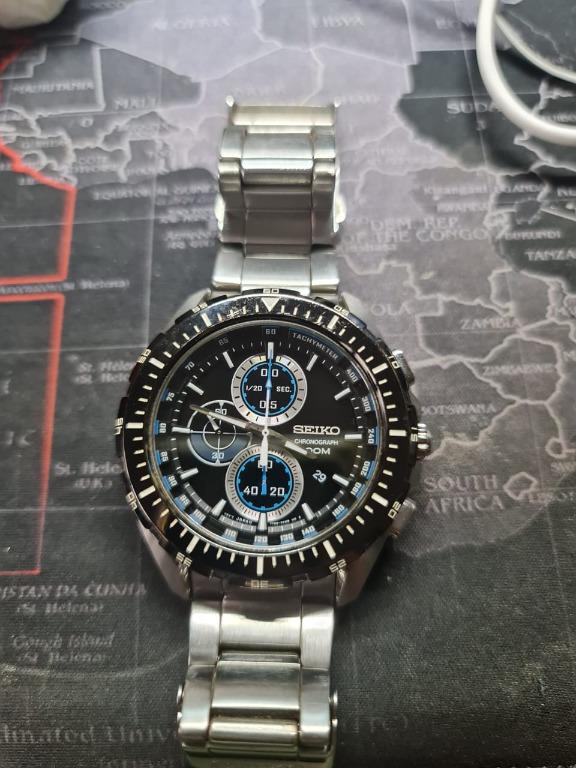 Seiko chronograph 7T92 -0RX0 for Sales, Men's Fashion, Watches &  Accessories, Watches on Carousell