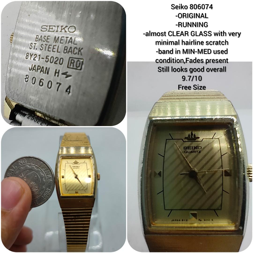 Seiko Gold tone Original Preloved 5/17, Women's Fashion, Watches &  Accessories, Watches on Carousell