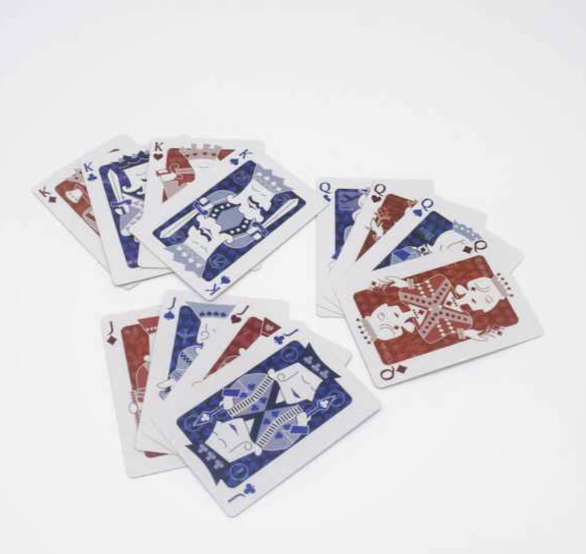 Singapore Airlines Limited Edition Playing / Poker Cards Gold Batik
