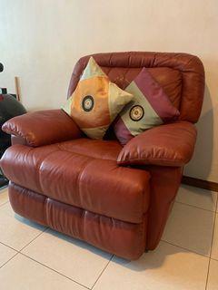 Sofa armchair for sale (real genuine leather)