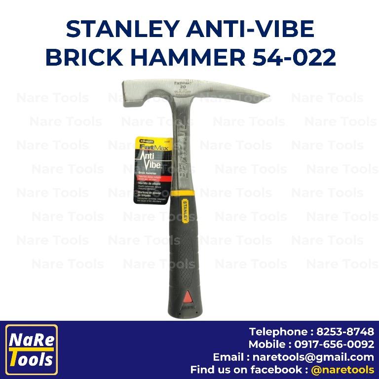 Stanley Anti-Vibe Brick Hammer 54-022, Commercial & Industrial,  Construction Tools & Equipment on Carousell