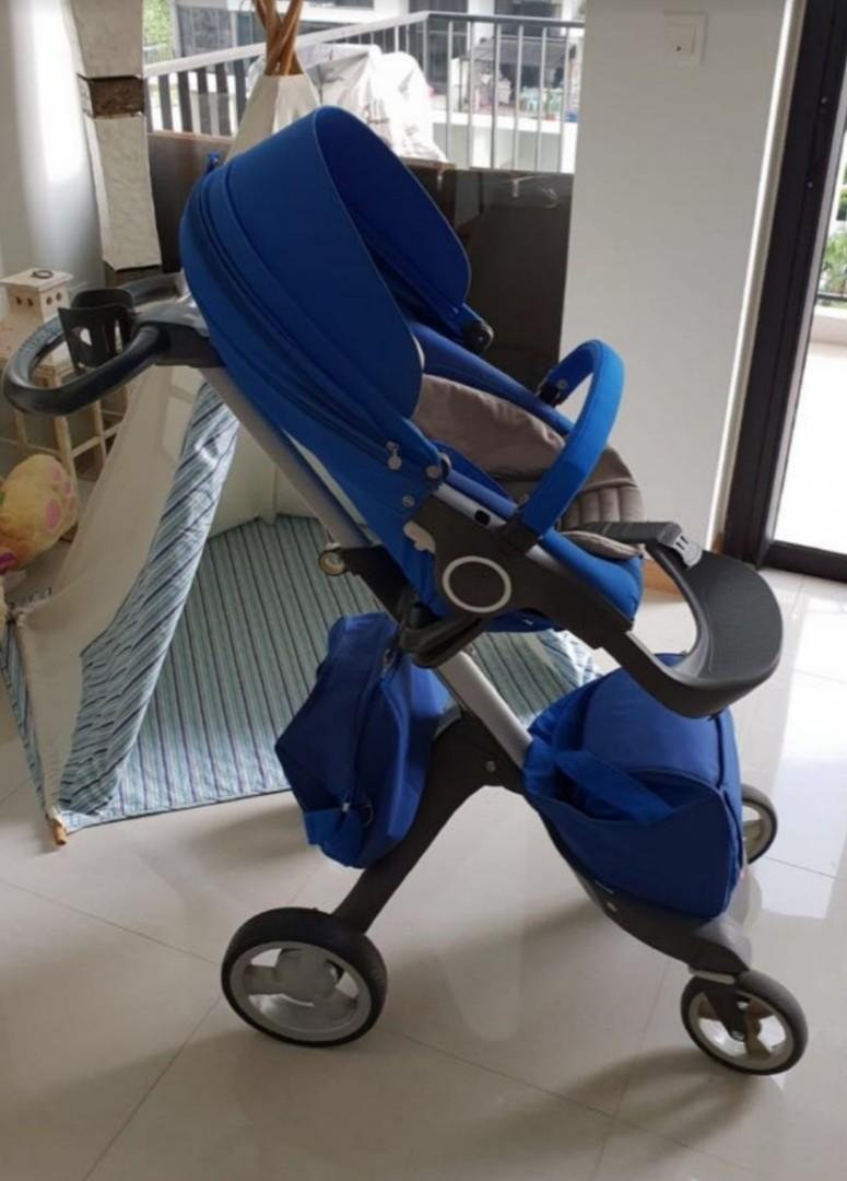 Stokke cobalt blue top
