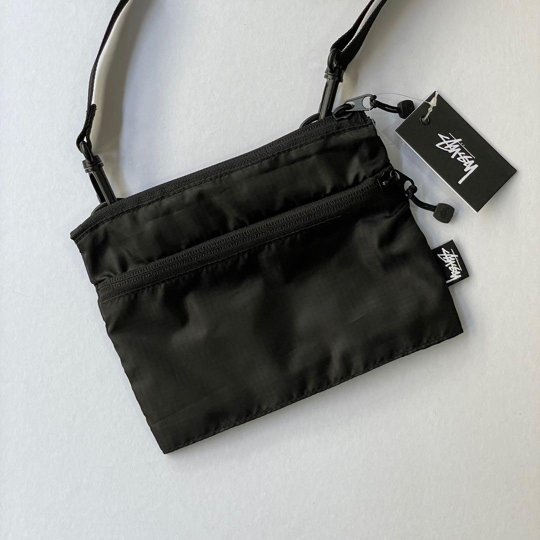 Stussy Ripstop Pouch Bag Sling Crossbody Waist Tote Black Men s