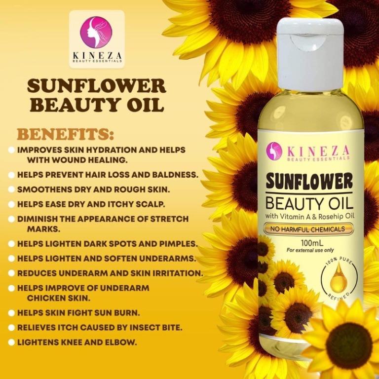 Sunflower Beauty Oil, Beauty & Personal Care, Bath & Body, Body Care on
