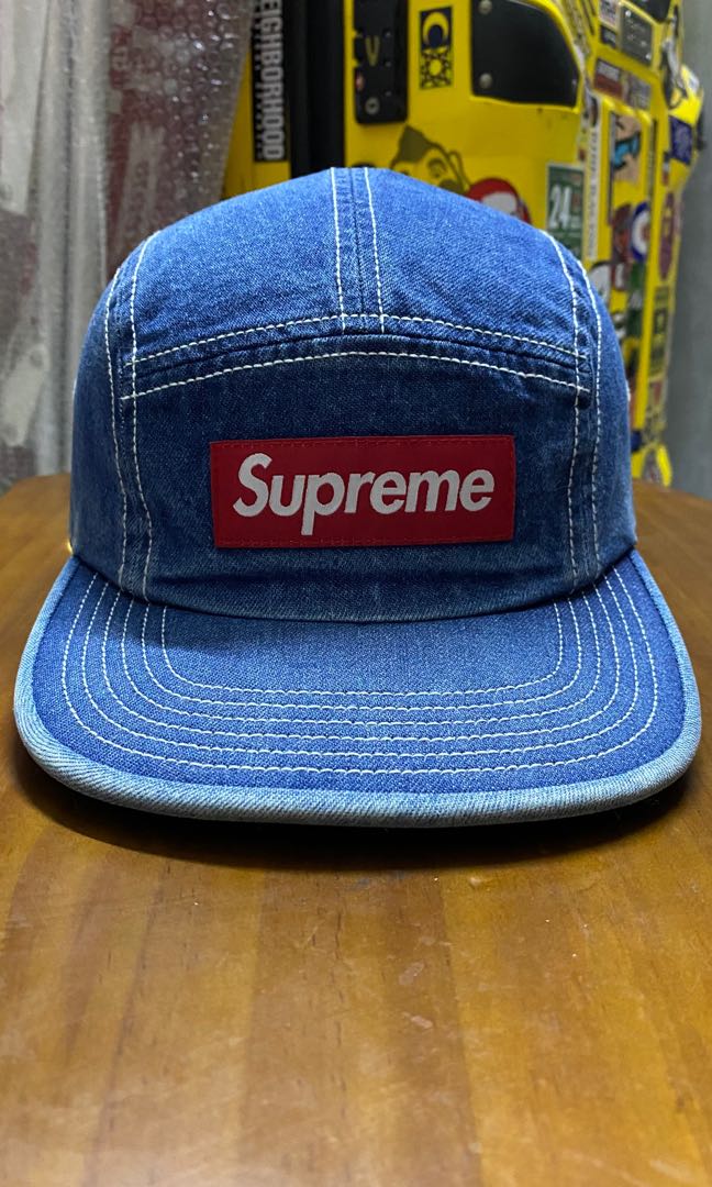 Supreme contrast panel camp cap hot sale