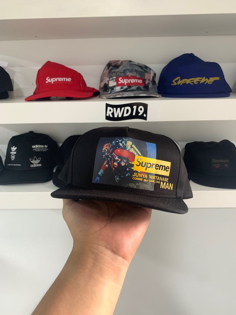 SUPREME X JUNYA WATANABE X CDG 5 Panel Cap, Men's Fashion, Watches