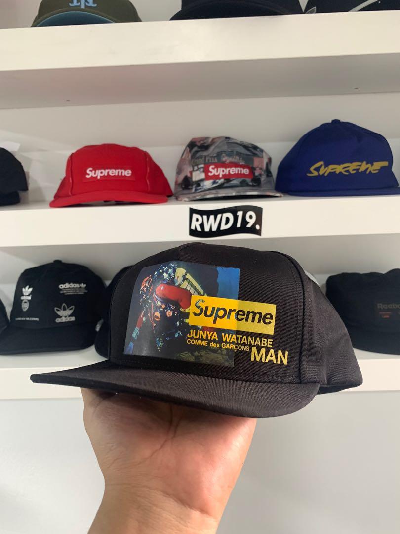 SUPREME X JUNYA WATANABE X CDG 5 Panel Cap, Men's Fashion, Watches