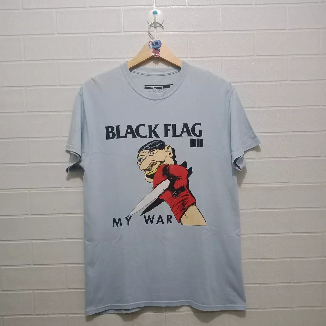 T Shirt Kaos Band Punk Black Flag 