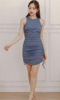 The style soirée TSS roney ruched dress (blue)