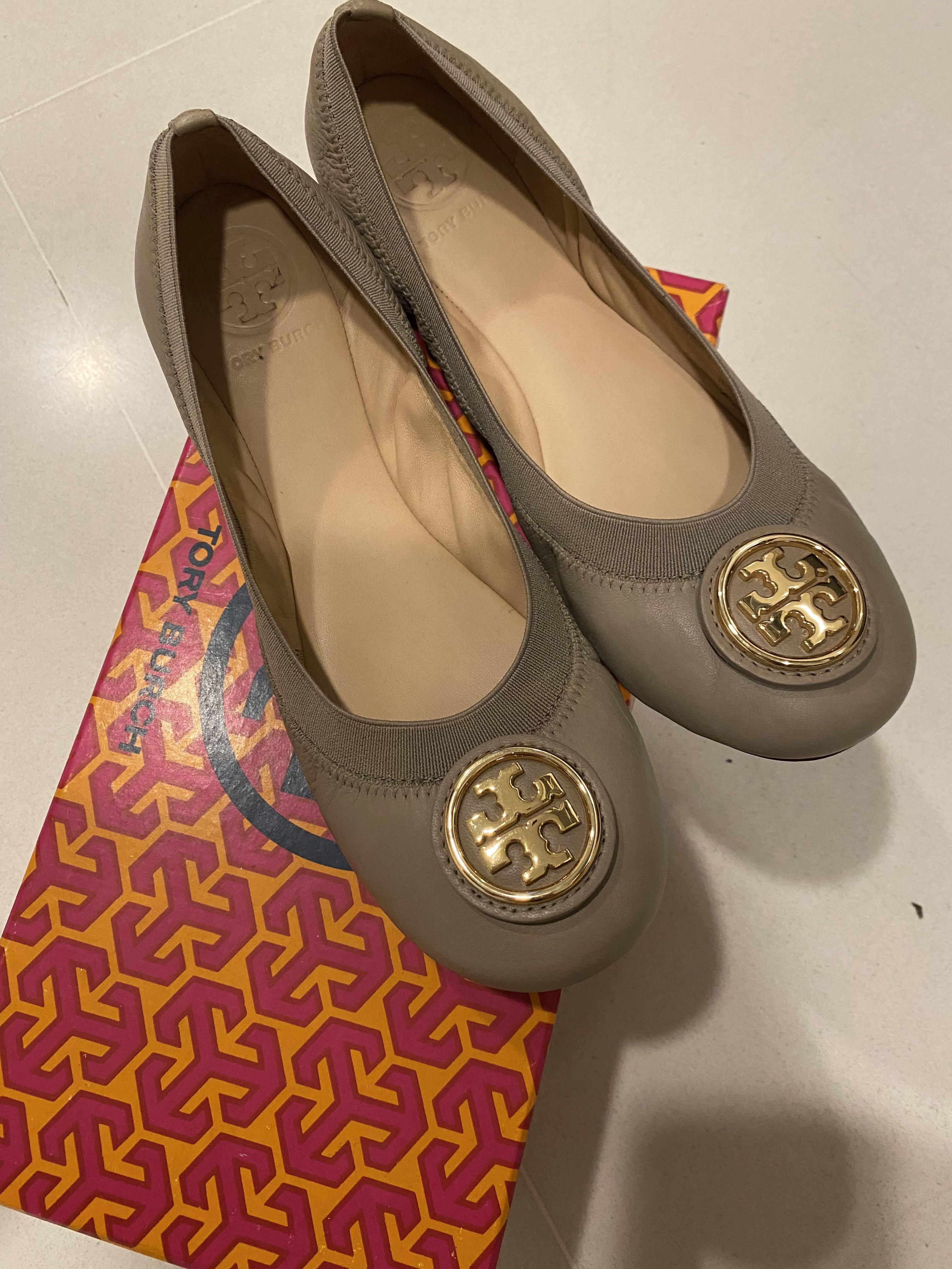 Tory burch flats size , Women's Fashion, Footwear, Flats on Carousell