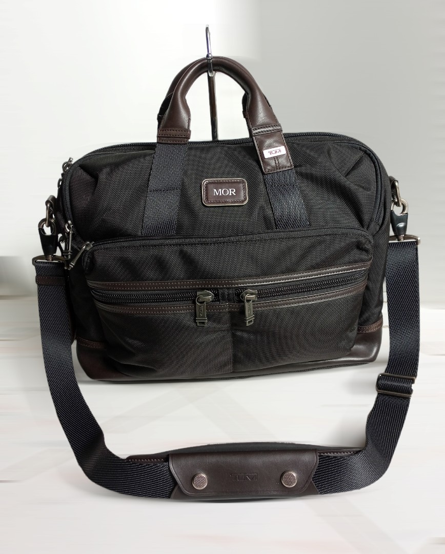 TUMI ALPHA BRAVO PATRICK BRIEFCASE, Fesyen Pria, Tas & Dompet , Tas