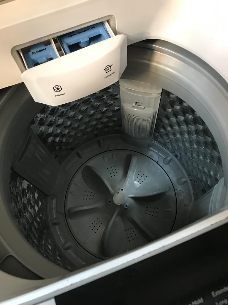 Underutilised washing machine. 3 ticks for water efficiency., TV