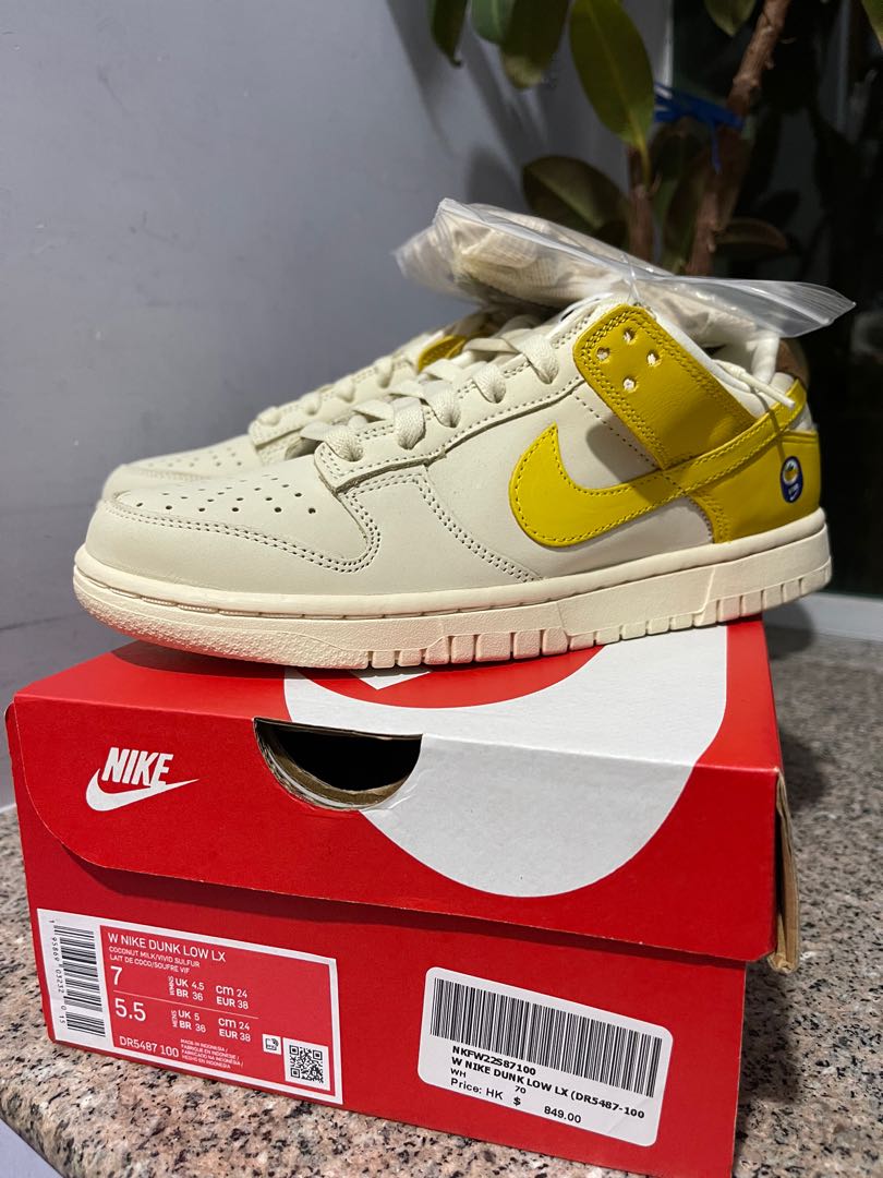 W NIKE DUNK LOW LX DR5487-100 “Banana”, 女裝, 鞋, 波鞋- Carousell