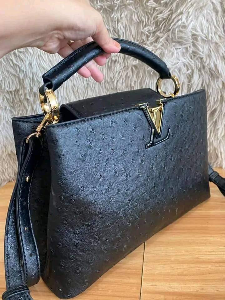 Unbox My Mini Capucine Ostrich Leather bag with me 🖤🥹 #fyp