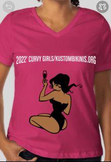Women's T-shirt 2022' Curvy Girls