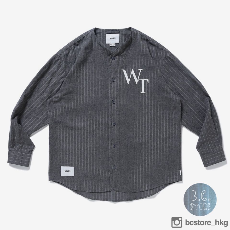 SALE! WTAPS LEAGUE / LS / COTTON. FLANNEL. STRIPE 22SS