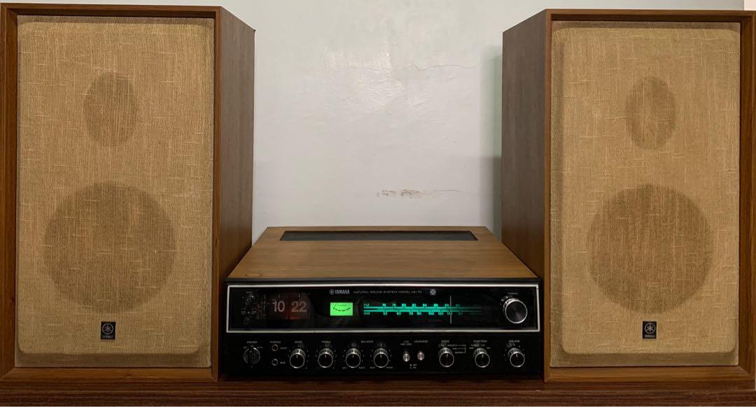 Yamaha Vintage Reciever and Speakers, Audio, Other Audio Equipment on  Carousell