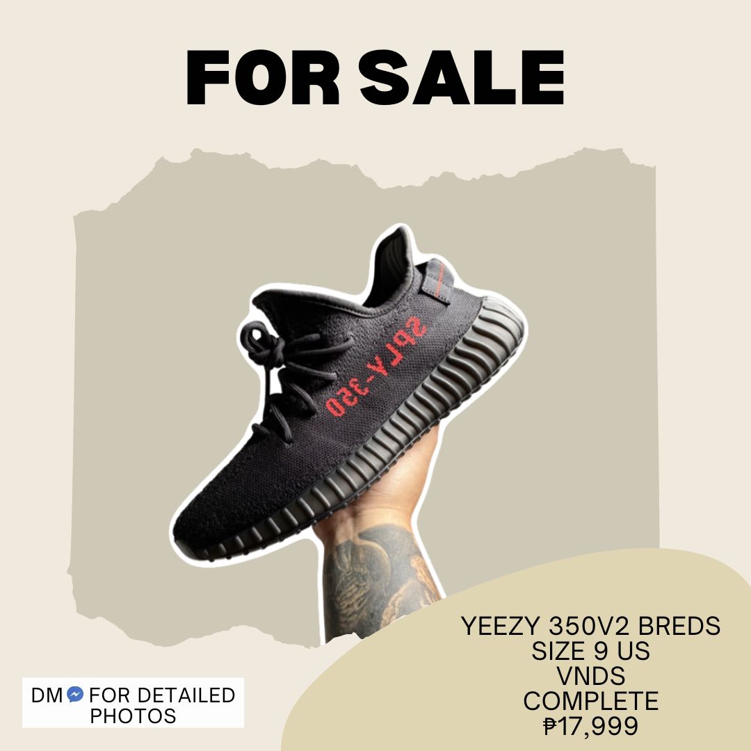 YEEZY 350V2 BREDS, Men's Fashion 
