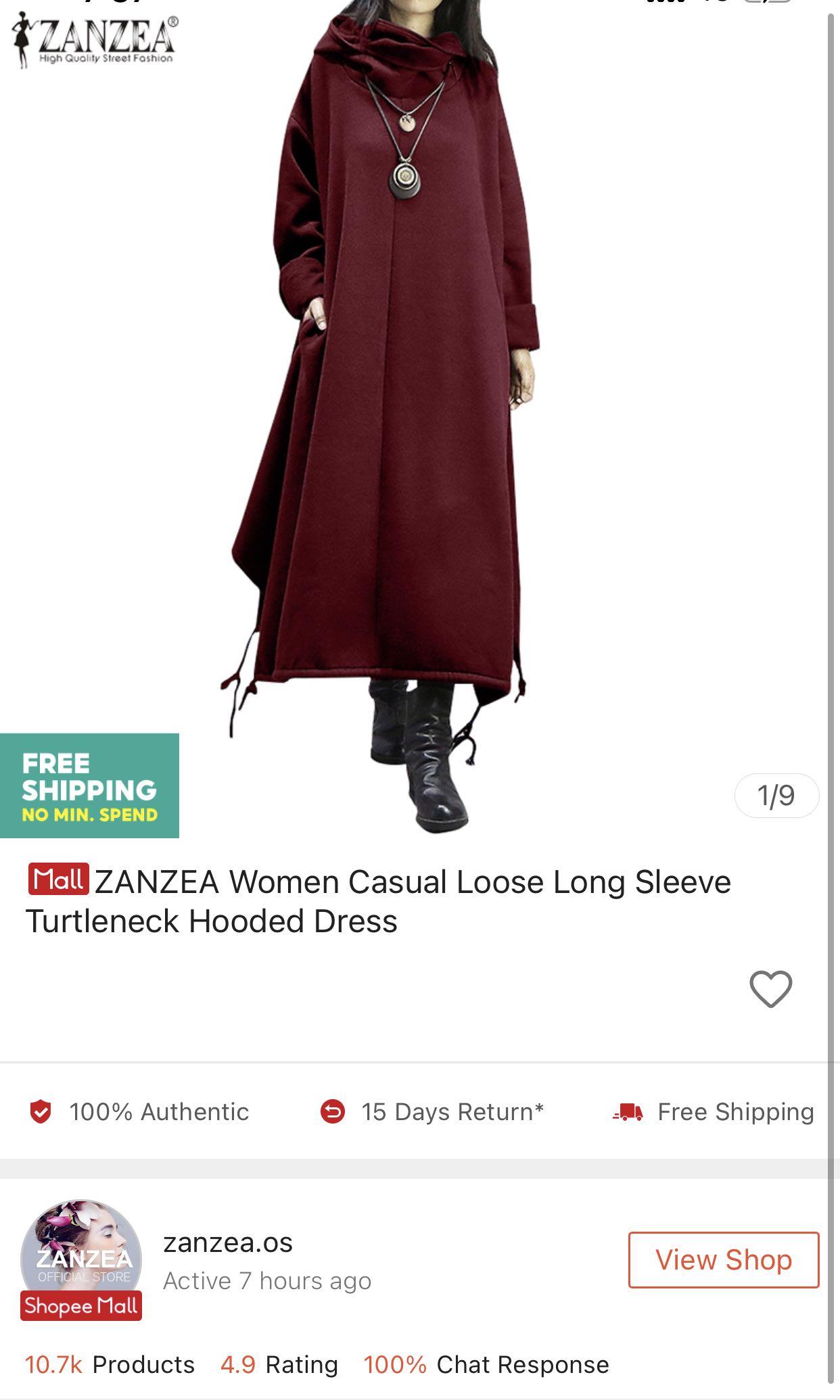 zanzea hoodie