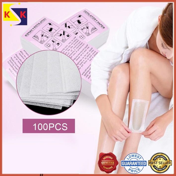 100pcs Hair Removal Wax Strip- Facial  Body Hair Removal, Non-woven  Depilatory, Beauty  Personal Care, Bath  Body, Hair Removal on Carousell