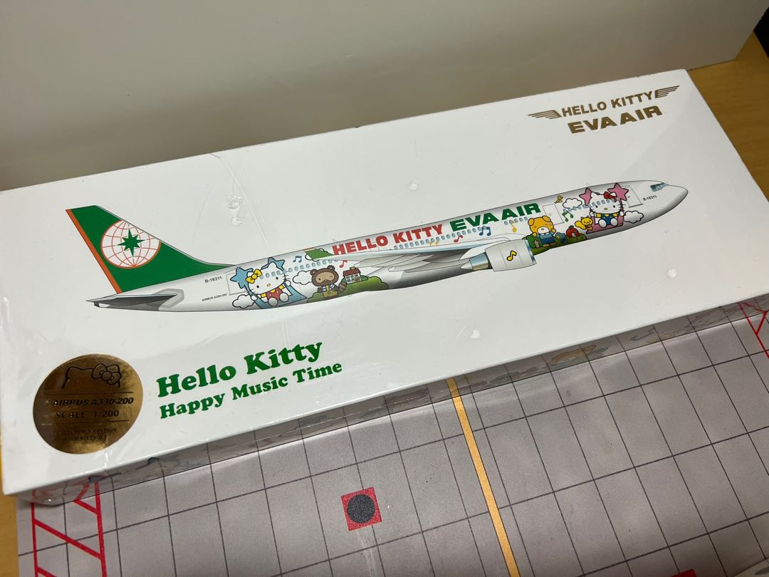 1:200 Eva Air 長榮航空Airbus A330-300 Hello Kitty Livery 4, 興趣及 