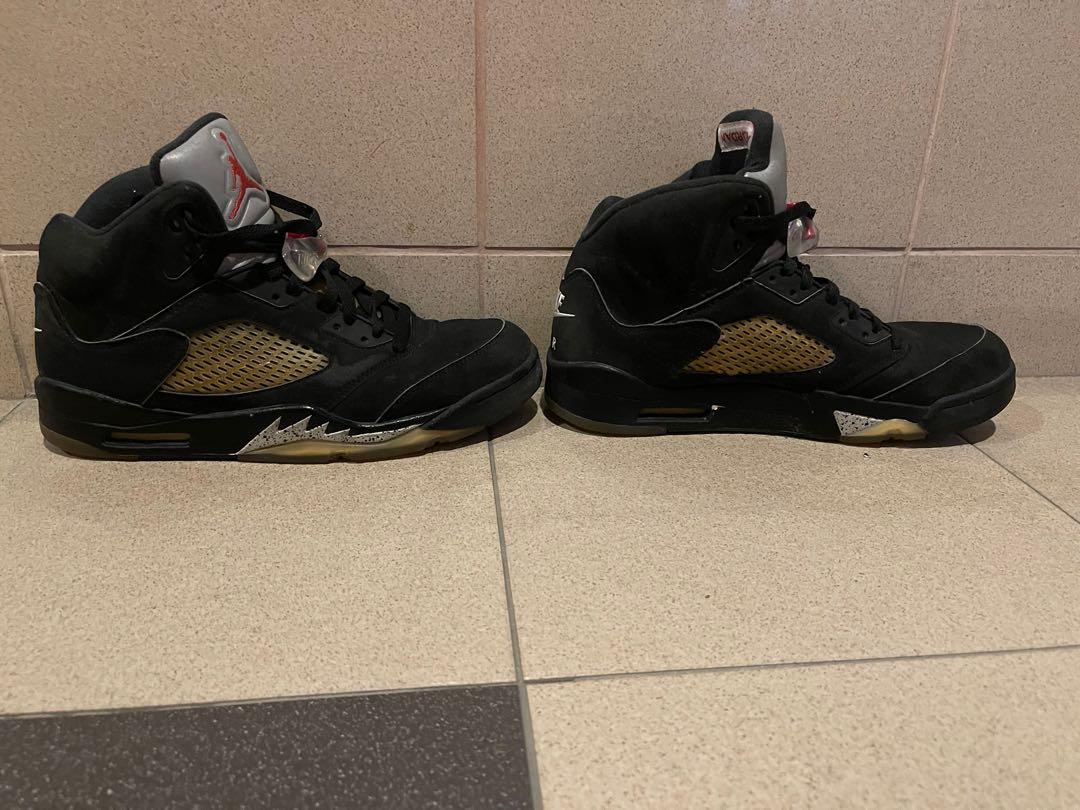 jordan 5 low black metallic