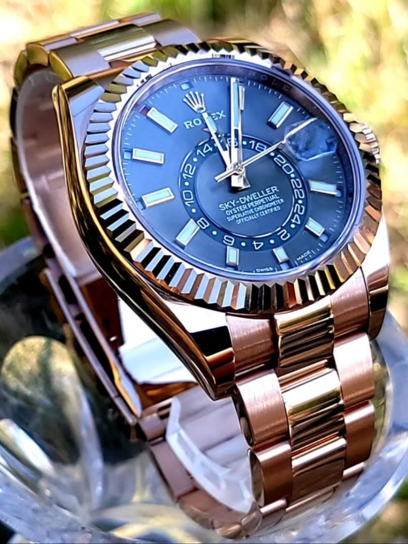 2021 Rose Gold Rolex Sky-Dweller 