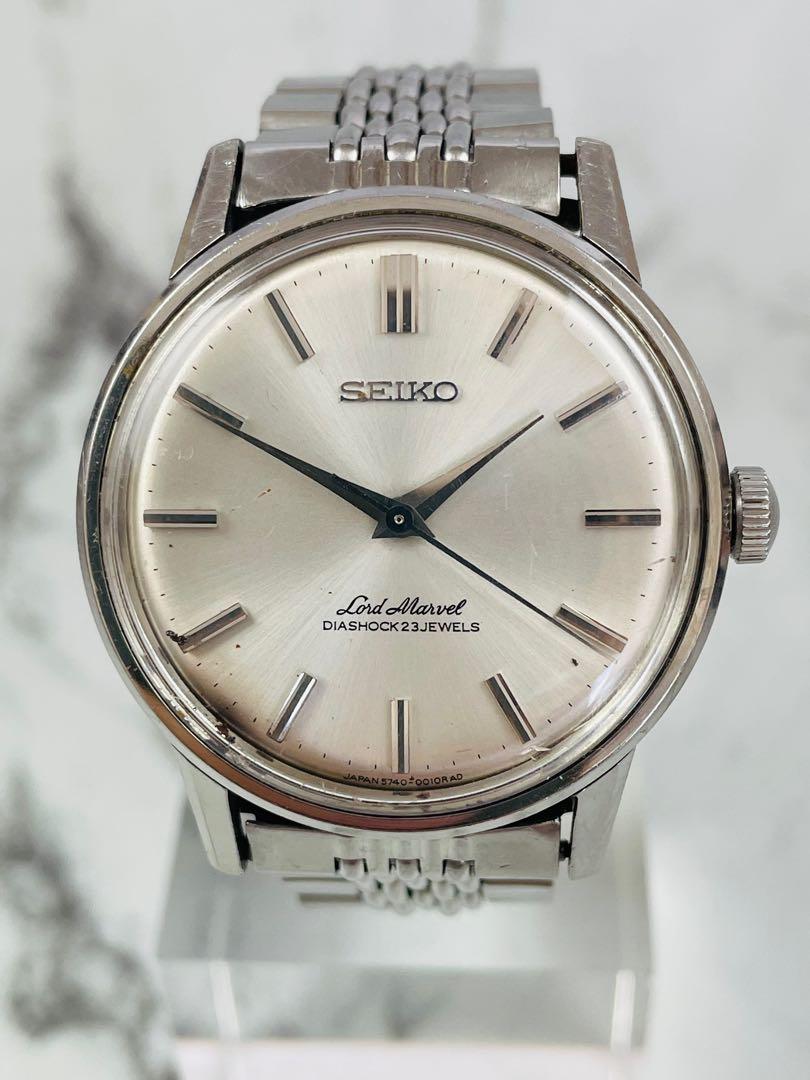210459d) Seiko Lord Marvel Vintage Men's Manual Watch Ref 5740-0010 Circa  1966, Men's Fashion, Watches & Accessories, Watches on Carousell