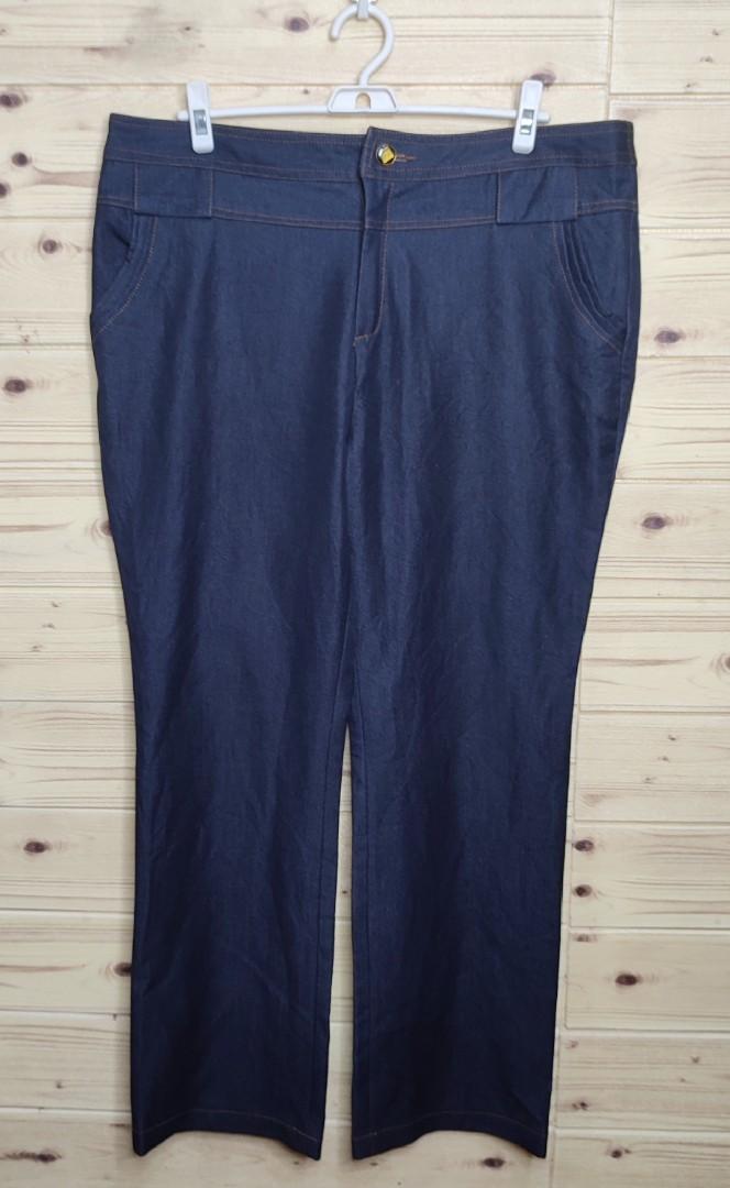 38 Inches Dark Colo Pants For Her 